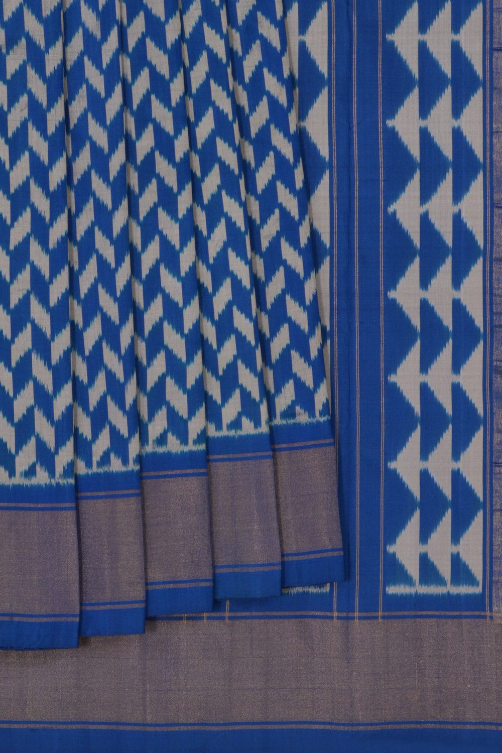 Image of Pochampally Ikat Silk Saree